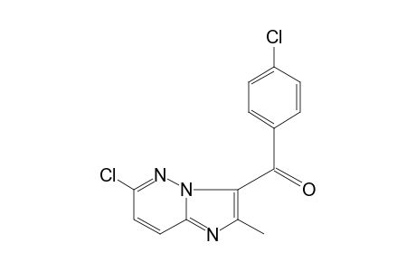 6-chloro-2-methylimidazo[1,2-b]pyridazin-3-yl p-chlorophenyl