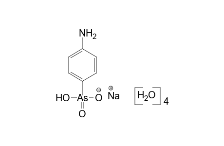 p-arsanilic acid, monosodium salt, tetrahydrate