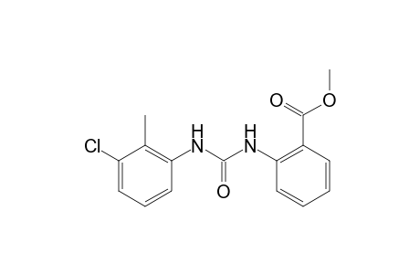 Benzoic acid, 2-[3-(3-chloro-2-methylphenyl)ureido]-, methyl ester