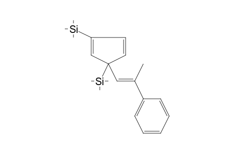 1,3-Cyclopentadiene, 5-(2-phenyl-1-propen-1-yl)-2,5-bis(trimethylsilyl)-