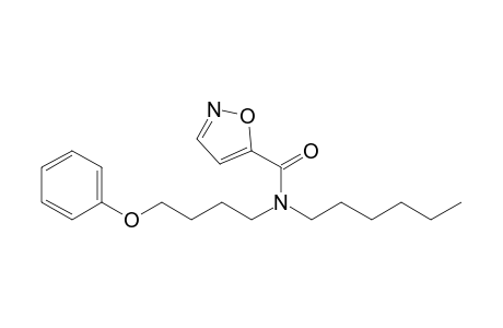 5-Isoxazolecarboxamide, N-hexyl-N-(4-phenoxybutyl)-