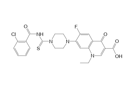 7-[4-[(2-chlorobenzoyl)carbamothioyl]piperazin-1-yl]-1-ethyl-6-fluoro-4-oxo-quinoline-3-carboxylic acid