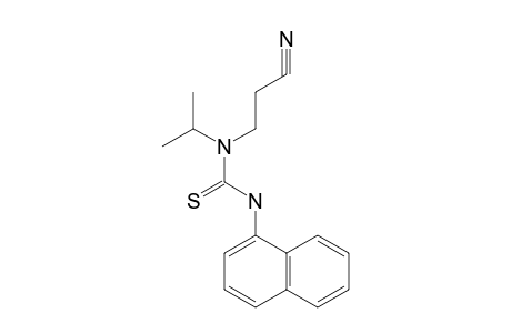 1-(2-cyanoethyl)-1-isopropyl-3-(1-naphthyl)-2-thiourea