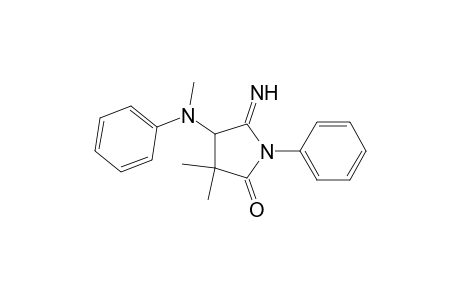 5-Azanylidene-3,3-dimethyl-4-[methyl(phenyl)amino]-1-phenyl-pyrrolidin-2-one