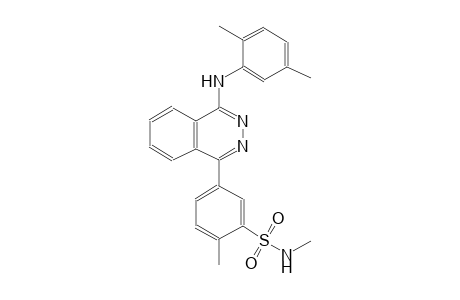 5-[4-(2,5-dimethylanilino)-1-phthalazinyl]-N,2-dimethylbenzenesulfonamide