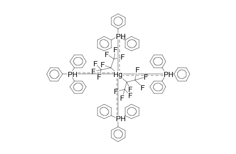 TRIPHENYLPHOSPHINE BIS(PERFLUOROISOPROPYL)MERCURY COMPLEX 4:1