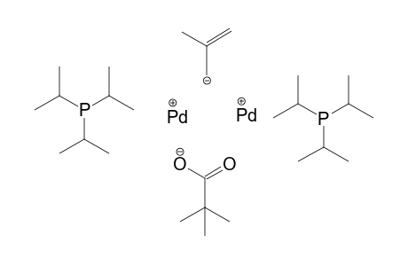 Mu-(2,2-Dimethylpropionato)-Mu-(2-methylalato)-bis(triisopropylphosphan)dipalladium(I)