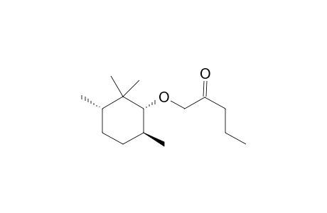 1-[((1'R,3'S,6'S)-2',2',3',6'-tetramethylcyclohex-1'-yl)oxy]pentan-2-one