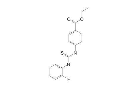 p-[3-(o-fluorophenyl)-2-thioureido]benzoic acid, ethyl ester