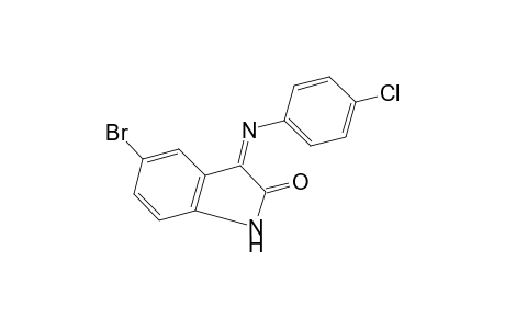 5-Bromo-3-[(p-chlorophenyl)imino]-2-indolinone