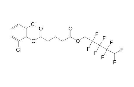 Glutaric acid, 2,2,3,3,4,4,5,5-octafluoropentyl 2,6-dichlorophenyl ester