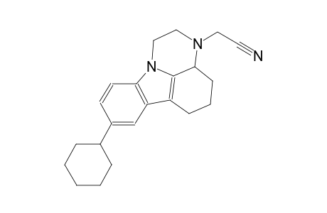 2-(10-Cyclohexyl-2,3,3a,4,5,6-hexahydro-1H-pyrazino[3,2,1-j,k]carbazol-4-yl)acetonitrile