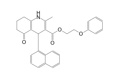 3-quinolinecarboxylic acid, 1,4,5,6,7,8-hexahydro-2-methyl-4-(1-naphthalenyl)-5-oxo-, 2-phenoxyethyl ester