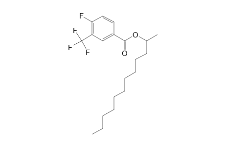 4-Fluoro-3-trifluoromethylbenzoic acid, 2-dodecyl ester