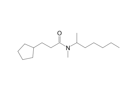 Propionamide, 3-cyclopentyl-N-methyl-N-(hept-2-yl)-