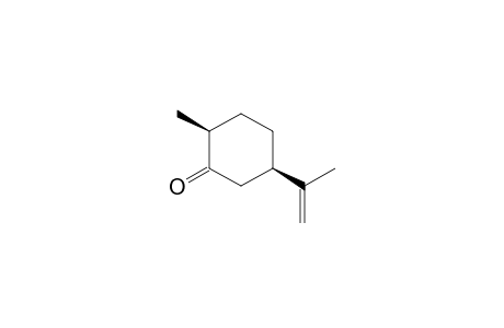 Cyclohexanone, 2-methyl-5-(1-methylethenyl)-, (2S-cis)-