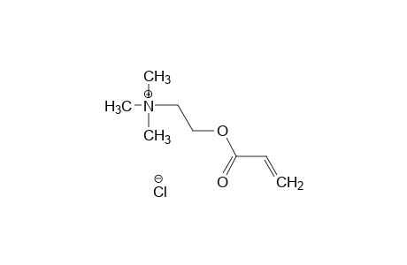 2-TRIMETHYLAMMONIUM ETHYL ACRYLIC CHLORIDE (70% IN WATER)