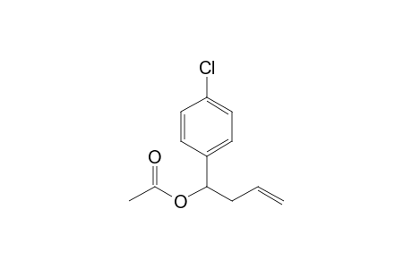 1-(4-Chlorophenyl)but-3-enyl acetate