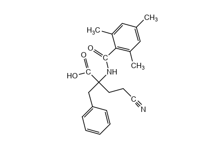 2-(2-cyanoethyl)-3-phenyl-N-(2,4,6-trimethylbenzoyl)alanine