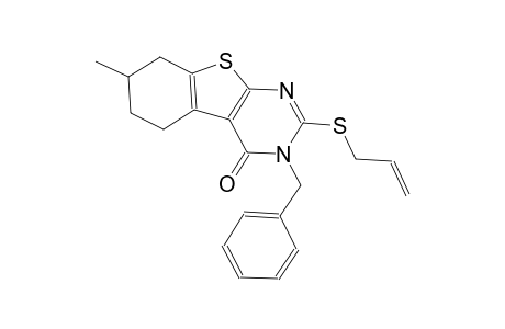 2-(allylsulfanyl)-3-benzyl-7-methyl-5,6,7,8-tetrahydro[1]benzothieno[2,3-d]pyrimidin-4(3H)-one