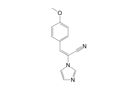 (E)-2-(1H-imidazol-1-yl)-3-(4-methoxyphenyl)acrylonitrile