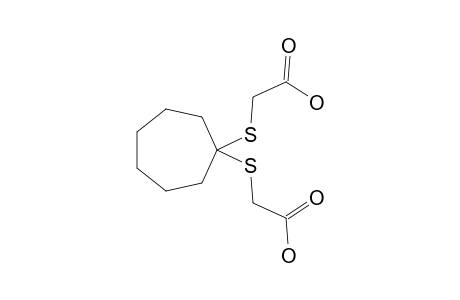(cycloheptylidenedithio)diacetic acid