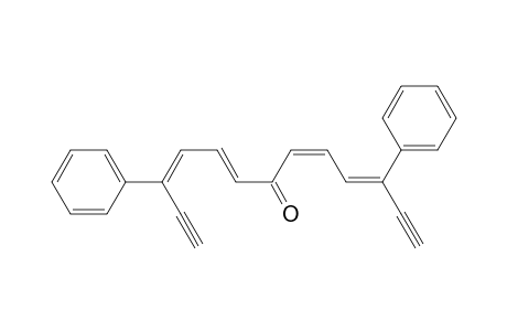 3,5,8,10-Tridecatetraene-1,12-diyn-7-one, 3,11-diphenyl-