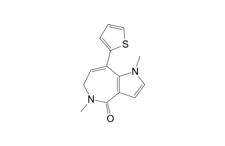 1,5-Dimethyl-8-thiophen-2-yl-5,6-dihydro-1H-pyrrolo[3,2-c]azepin-4-one