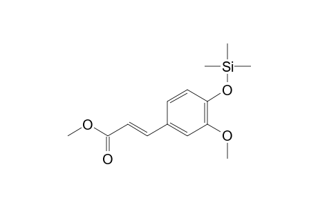 (E)-1-(2-METHOXYCARBONYLVINYL)-3-METHOXY-4-TRIMETHYLSILYLOXYBENZENE