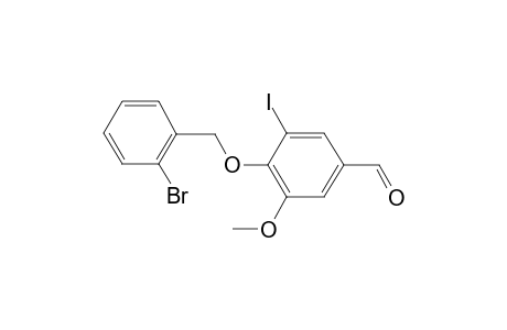 4-(2-Bromo-benzyloxy)-3-iodo-5-methoxy-benzaldehyde