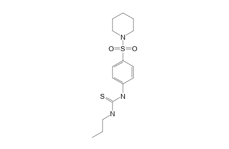 1-[p-(piperidinosulfonyl)phenyl]-3-propyl-2-thiourea