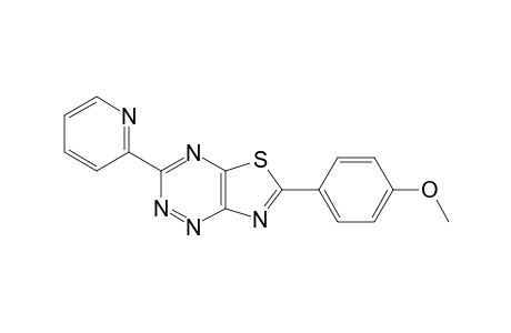 Thiazolo[5,4-e]-1,2,4-triazine, 6-(4-methoxyphenyl)-3-(2-pyridinyl)-