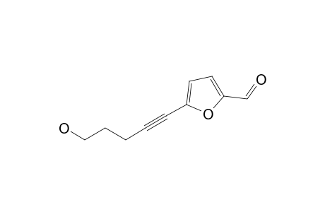 5-(5-Hydroxypent-1-ynyl)furan-2-carbaldehyde