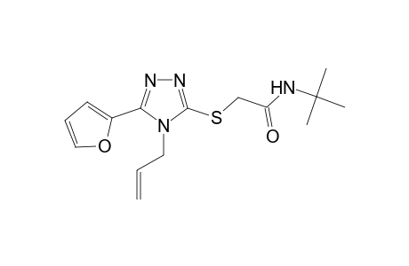 2-([4-Allyl-5-(2-furyl)-4H-1,2,4-triazol-3-yl]sulfanyl)-N-(tert-butyl)acetamide