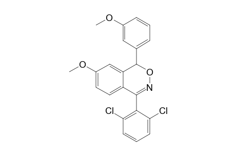 4-(2,6-dichlorophenyl)-7-methoxy-1-(3-methoxyphenyl)-1H-2,3-benzoxazine