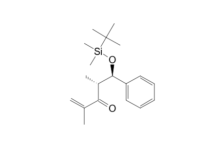1-Penten-3-one, 5-[[(1,1-dimethylethyl)dimethylsilyl]oxy]-2,4-dimethyl-5-phenyl-, (R*,R*)-(.+-.)-
