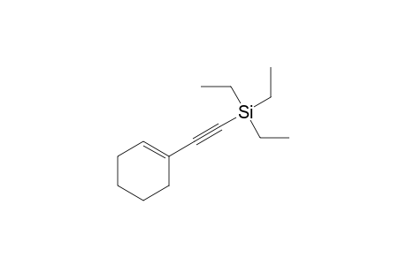 Triethyl(cyclohexenylethynyl)silane