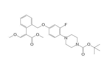 tert-butyl 4-[2-fluoro-4-[[2-[(E)-2-methoxy-1-methoxycarbonyl-vinyl]phenyl]methoxy]phenyl]piperazine-1-carboxylate