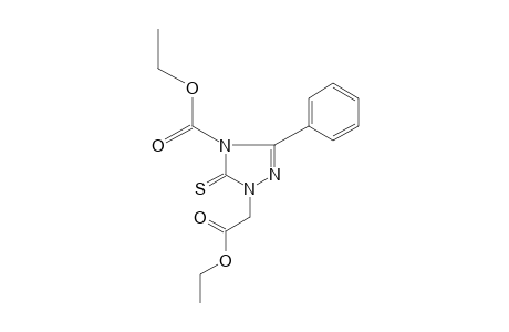 4-carboxy-3-phenyl-5-thioxo-delta2-1,2,4-triazoline-1-acetic acid, diethyl ester