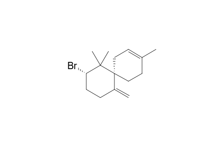 (+)-spiro[2(S)-Bromo-5-methylene-1,1,1'-trimethylcyclohaxene-6,4'-1'-methylcyclocyclohexene]