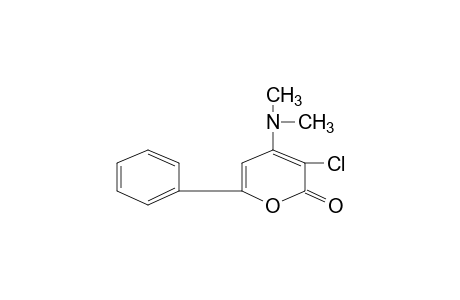 3-chloro-4-(dimethylamino)-6-phenyl-2H-pyran-2-one