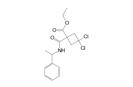 Ethyl 3,3-dichloro-1-([(1-phenylethyl)amino]carbonyl)cyclobutanecarboxylate