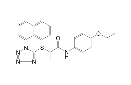 propanamide, N-(4-ethoxyphenyl)-2-[[1-(1-naphthalenyl)-1H-tetrazol-5-yl]thio]-