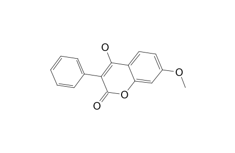 3-PHENYL-4-HYDROXY-7-METHOXYCOUMARIN