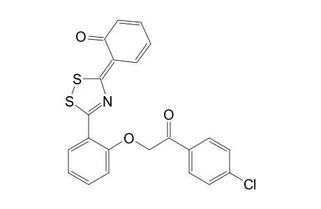 6-{5-[2-(4-Chlorophenacyloxy)phenyl]-1,2,4-dithiazol-3-ylidene}-2,4-cyclohexadien-1-one