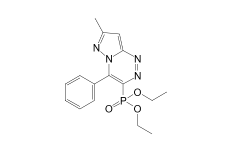 7-METHYL-4-PHENYLPYRAZOLO-[3,2-C]-[1,2,4]-TRIAZIN-3-YL-PHOSPHONIC-ACID-DIETHYLESTER