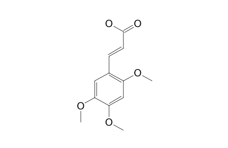 2,4,5-Trimethoxycinnamic acid, predominantly trans