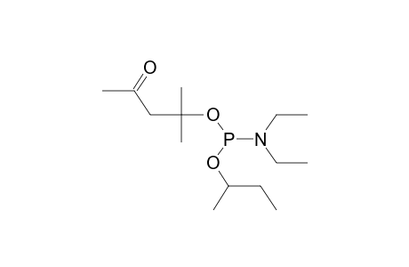 O-SEC-BUTYL-N,N-DIETHYLAMIDO-O-(2-METHYL-3-ACETYLPROP-2-YL)PHOSPHITE