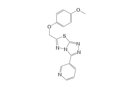 6-[(4-methoxyphenoxy)methyl]-3-(3-pyridinyl)[1,2,4]triazolo[3,4-b][1,3,4]thiadiazole