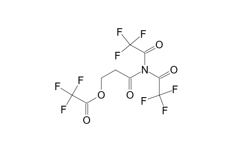 3-Oxo-3-(2,2,2-trifluoro-N-(2,2,2-trifluoroacetyl)acetamido)propyl 2,2,2-trifluoroacetate